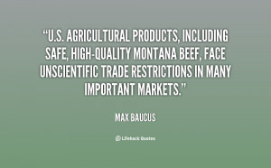 agricultural products, including safe, high-quality Montana beef ...