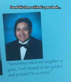 The Weirdest Yearbook Quote I’ve Ever Read