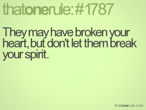 Quotes About Broken Spirits