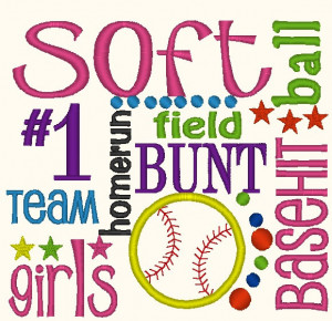 Softball Phrases Quotes Pictures