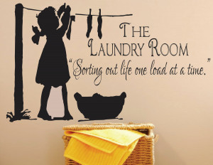 Laundry Room Decals in Vinyl Wall Decals and Stickers | eBay