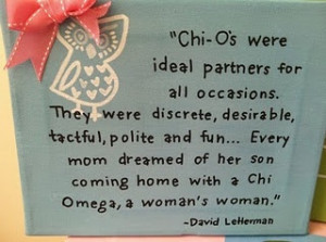 Chi- O's were ideal partners for all occasions. They were discrete ...