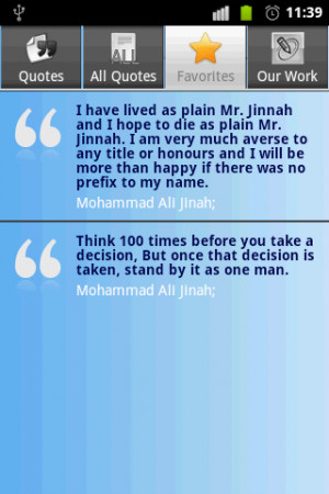 Muhammad Ali Jinnah Quotes screenshot 4