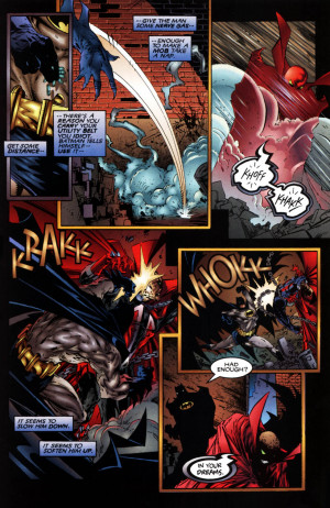 Batman vs Spawn Comic