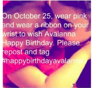 Rest in pease mrs bieber if u don't know who avalanna routh is google ...
