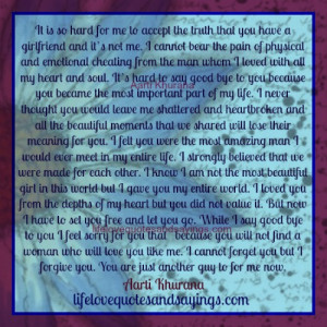Forgive Me Quotes For Girlfriend I forgive you and let you go.