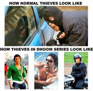 AMIR KHAN'S DHOOM 3 BOLLYWOOD MOVIE - FUNNY PICTURES FROM FACEBOOK