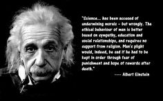 Science ... has been accused of undermining morals - but wrongly. The ...