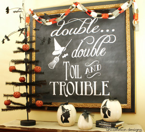 Fall And Halloween Chalkboard Quote Printables