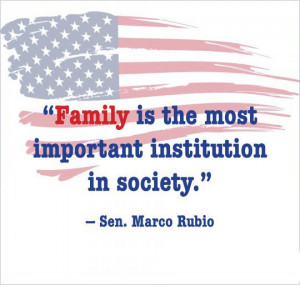 Rubio Quote on Family
