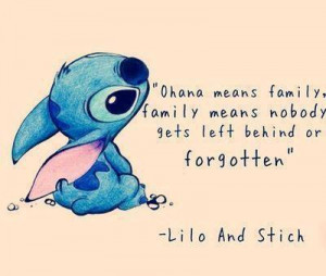 lilo and stitch, love, quote, stitch, disney. family