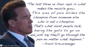 just arnold schwarzenegger quote motivational effort sport