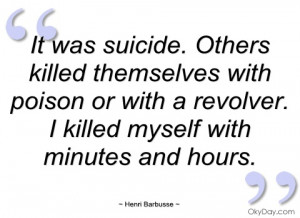 it was suicide henri barbusse