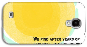 ... Trip Takes Us- Steinbeck quote art Galaxy S4 Case by Linda Woods