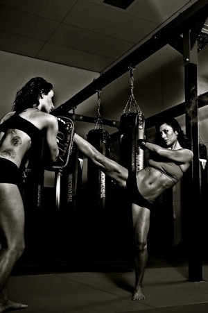 Fight like a #girl! #Kickboxing www.titleboxingclub.com