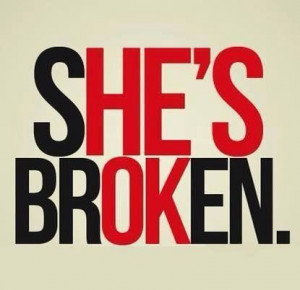 She's Broken. He's OK. #relationship #hurt #love #quote #cry #sad