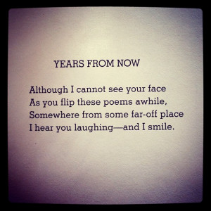 Isn't this poem so telling.