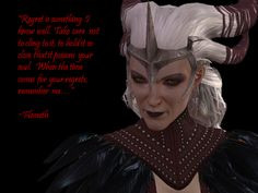 Dragon Age Flemeth Quote