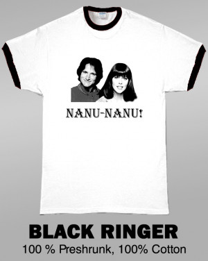 Mork And Mindy 70S Tv Show Nanu Nanu T Shirt