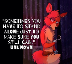 Foxy soul quote. (Damn, not now, not bloody now -///-)