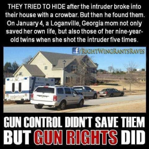 quotes Gun control did not save them, gun RIGHTS did!