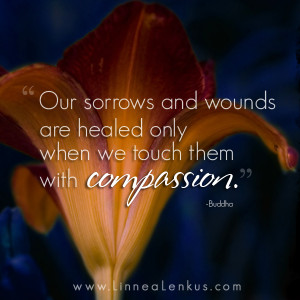 Inspirational Quote about Compassion by Buddha set to a photograph by ...