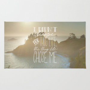 Oddly Placed Quotes 2 : Thug Life Area & Throw Rug