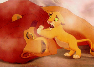 just want to….tell you…one last thing…before I die, Simba ...