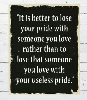 Love is not prideful