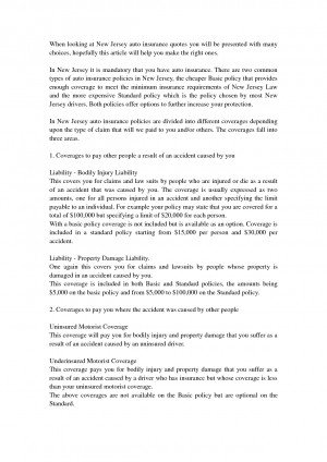 car insurance quotes in 2014 – New Jersey Auto Insurance Quotes ...