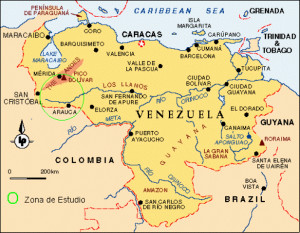 mapa venezuela rep estados