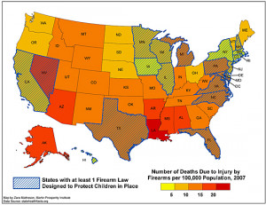 Gun Control States Map