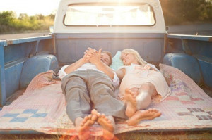 couple, love, photography, truck