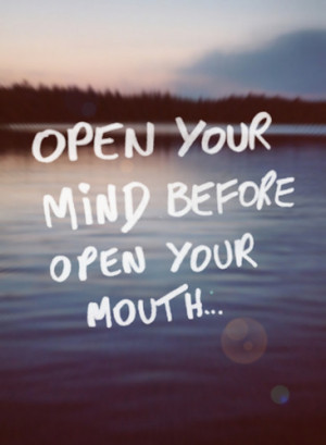 Open Your Mind - quotes Photo