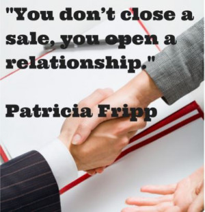 Sales quote from Patricia Fripp