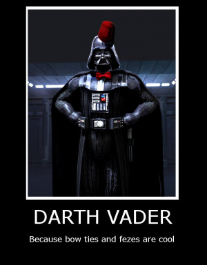 Darth Vader-Fez and Bow Tie by TheBlackRider1
