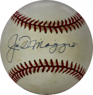 Joe DiMaggio Signed Baseball (JSA)