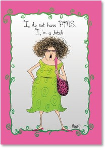 Feel Better Card - Being sick is a bitch too! | Leslie Moak Murray | 2 ...