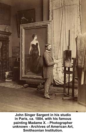 John Singer Sargent with my favorite painting in the whole world!
