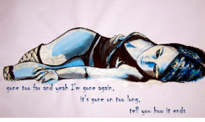 Bullet by Hollywood Undead. Look up all the lyics this song means alot ...