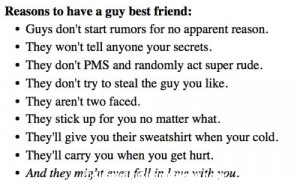 reasons to have a guy best friend Reasons To Have A Guy Best Friend