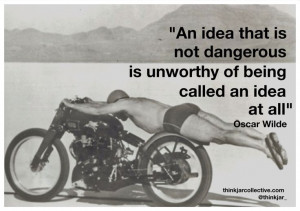 Oscar Wilde Quote on dangerous ideas