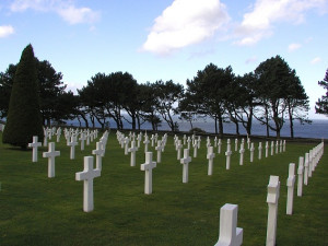 Crosses at Normandy, France (Photo/Cynthia Graham)