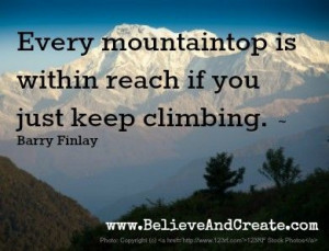 Keep Climbing