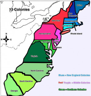 ... , Colonies Maps, English Colonial, 13 Colonies, Independence Graphics