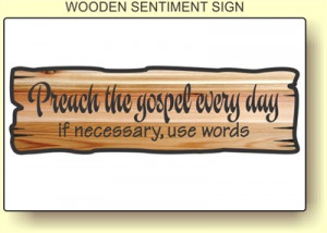 CARVED WOOD SIGNS WITH SAYINGS