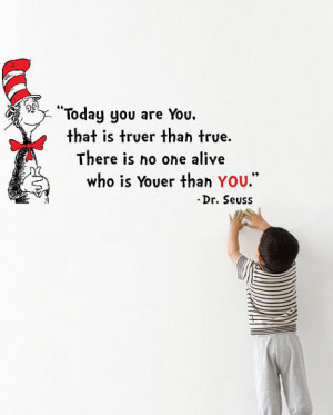 wall decals children inspirational quotes dr seuss wall decals ...