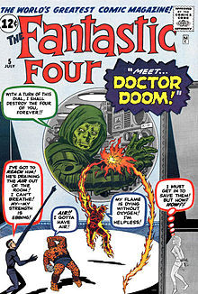 Fantastic Four #5 (July 1962), Doctor Doom's first appearance.