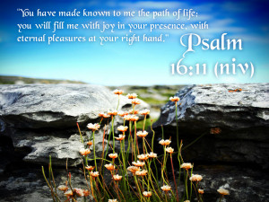 Psalm 16:11 Nature Background