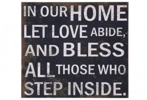 Subway Sign | Let Love Abide | Family Wall Quotes